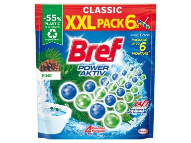 Zdjęcie: Zawieszka do muszli WC Power Aktiv Pine 6x50 g BREF