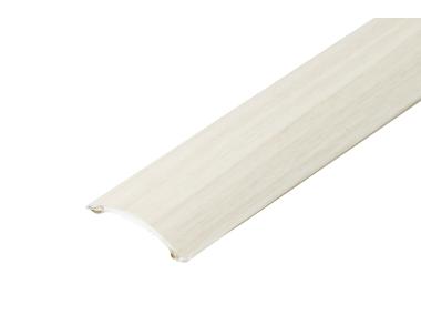 Zdjęcie: Profil progowy owalny klejony aluminium laminat 30 mm 0,9 m dąb biały CEZAR