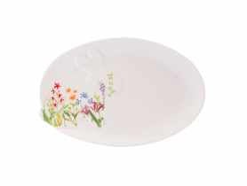 Naczynie owalne Przebudzenie natury z zającem 22,5x15x2 cm ALTOM DESIGN