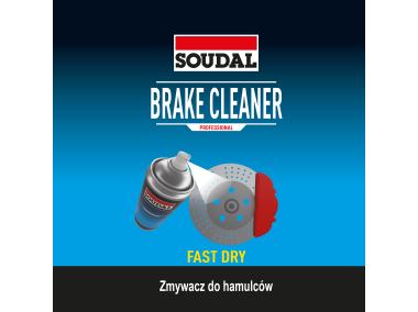 Zdjęcie: Spray czyszczący do układów hamulcowych Brake Cleaner 400 ml SOUDAL