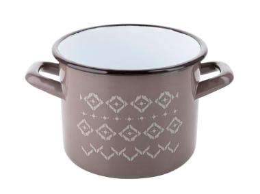 Zdjęcie: Garnek emaliowany Fiorenta prosty 22 cm - 5,5 L EMALIA PLESZEW