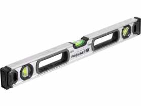 Poziomnica HD, 3 libelki, 2x frezowanie, 0,5mm / 1m, poziomica, magnes 2%, 60 cm PROLINE HD