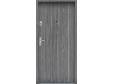 Zdjęcie: Drzwi wejściowe do mieszkań Bastion A-34 Mokka 80 cm prawe OSP KR CENTER
