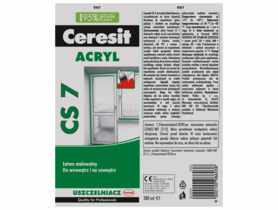 Uszczelniacz akrylowy CS7 biały CERESIT