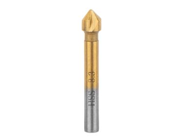 Zdjęcie: Wiertła fazujące stożkowe pogłębiacze 6.3-20.5 mm, zestaw 6 szt. VERTO