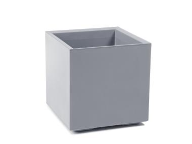Zdjęcie: Kwietnik Karo Eco recycled 400x400 mm beton szary LAMELA