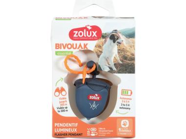 Zdjęcie: Zawieszka świecąca do obroży dla psa Bivouak 6x4x3 cm ZOLUX