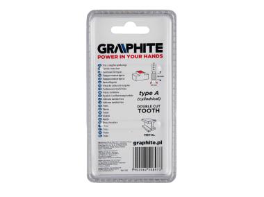 Zdjęcie: Frez do metalu HM, typ A walcowy, 12 x 25 mm, trzpień 6 x 45 mm GRAPHITE