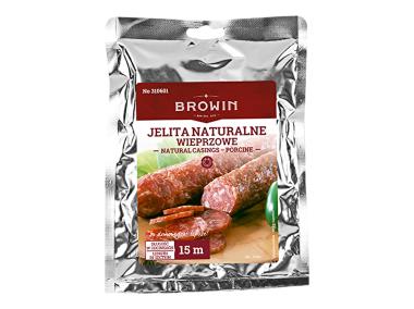 Zdjęcie: Jelita naturalne wieprzowe - kaliber 28/30 mm, 15 m BROWIN