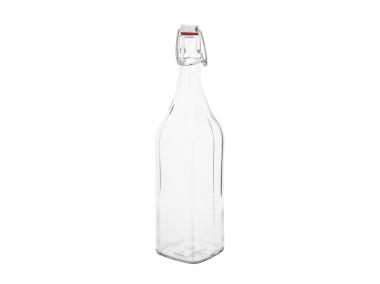 Zdjęcie: Butelka kwadratowa Spiżarnia Pani Domu z klipsem 500 ml ALTOM DESIGN