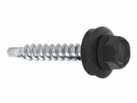 Wkręty do blachy farmery 4,8x25 mm szare WKRĘT-MET