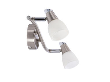 Zdjęcie: Lampa sufitowa Selia 2-punktowa nikiel mat/chrom biały CANDELLUX