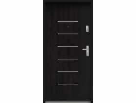 Drzwi wejściowe do mieszkań Bastion A-39 Heban 80 cm lewe ODO KR CENTER