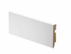 Listwa przypodłogowa MDF 80 mm- 2,4 m biała lakierowana FU84L CEZAR