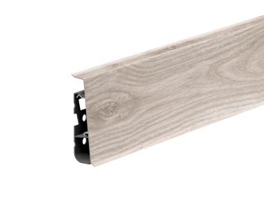 Zdjęcie: Listwa przypodłogowa Hi-Line Prestige PVC mat 75 mm 2,5 m Dąb Belfast CEZAR