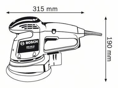 Zdjęcie: Szlifierka mimośrodowa 340 W GEX 150 AC BOSCH