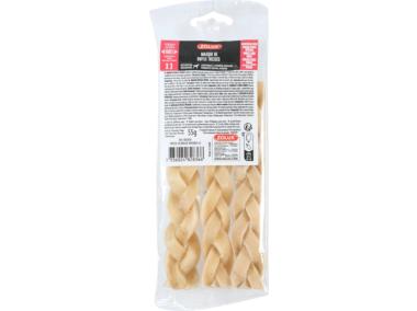 Zdjęcie: Przysmak naturalny dla psa Warkocz z suszonej skóry bawolej 3 sztuki, 55 g ZOLUX