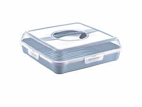 Pojemnik na ciasto party-butler 34,5x34,5x10,5 cm Nordic blue KEEEPER