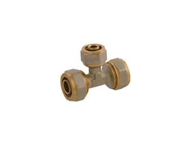 Zdjęcie: Trójnik PEX 25 x 25 x 25 mm system skręcany IDMAR