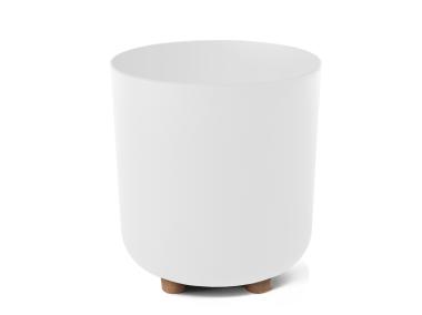 Zdjęcie: Donica Sofia 24 cm biała LAMELA PLASTIC