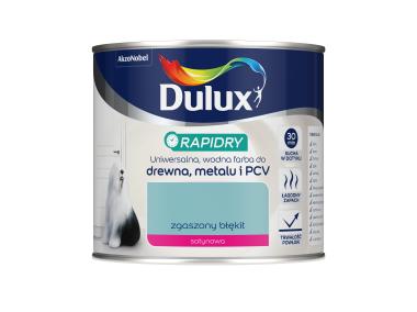 Zdjęcie: Farba do drewna, metalu i PCV Rapidry 0,4 L zgaszony błękit DULUX