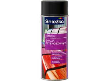 Zdjęcie: Multispray emalia szybkoschnąca czarny mat 9005 400ml ŚNIEŻKA