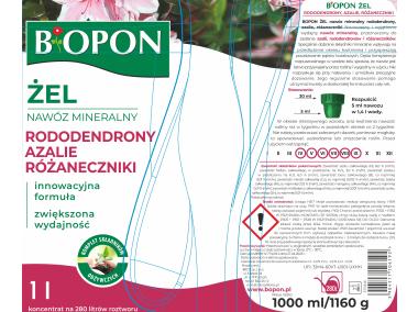 Zdjęcie: Żel nawóz mineralny do rododendronów, azalii i różaneczników 1 L BOPON