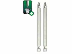 Końcówki wkrętakowe Pozidriv PZ2x100 mm 2 szt. blister DEDRA