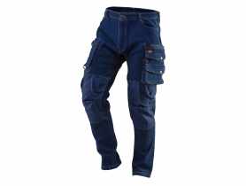 Spodnie robocze wzmocnienia na kolanach, rozmiar XXXL DENIM