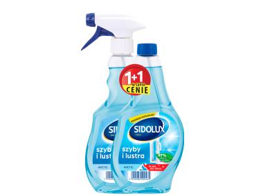 Zdjęcie: Płyn do mycia szyb Arctic 500 ml + zapas 500 ml SIDOLUX