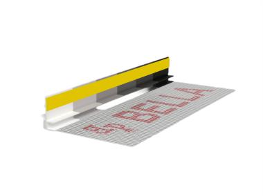 Zdjęcie: Listwa PVC BP13 Mini U L300 6/3 antracyt, z siatką i z uszczelką BELLA PLAST