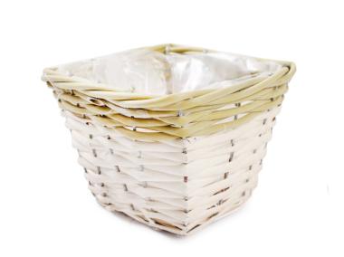 Zdjęcie: Osłonka wiklinowa 14x14x10 cm kwadratowa TIN TOURS