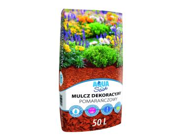 Zdjęcie: Mulcz dekoracyjny pomarańczowy Aqua Save 50 L AGARIS