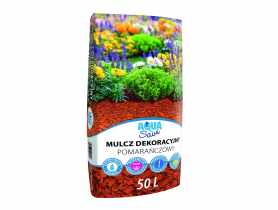 Mulcz dekoracyjny pomarańczowy 50 L AQUA SAVE