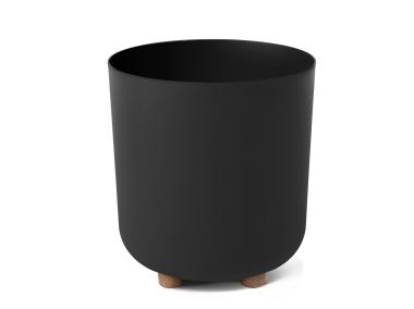 Zdjęcie: Donica Sofia 24 cm czarna LAMELA PLASTIC