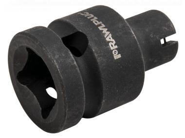 Zdjęcie: Adapter udarowy 1/2 do bitów 1/4 Cr-Mo dł. 38mm RAWLPLUG