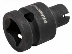 Adapter udarowy 1/2 do bitów 1/4 Cr-Mo dł. 38mm RAWLPLUG