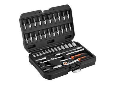 Zdjęcie: Klucze nasadowe - zestaw 46 sztuk NEO TOOLS