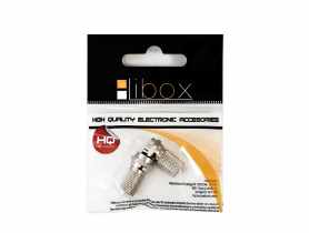 Wtyk sat F 7,0 mm - 2 szt. LIBOX