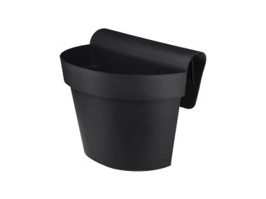 Zdjęcie: Doniczka balkonowa z uchwytem Esprit 30x20 cm antracytowa VERDENIA