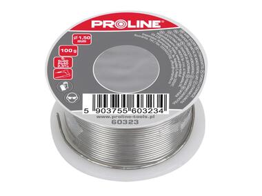 Zdjęcie: Spoiwo lutownicze 60/40/2.5%, 0,70 mm szpula 100 g blister PROLINE