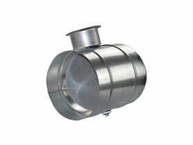 Przepustnica ocynkowana ręczna 125 mm VENTS