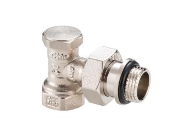 Zdjęcie: Zawór grzejnikowy powrotny kątowy 1/2" o-ring CALIDO