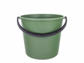 Wiadro z uchwytem plastikowym 10 L zielone ALTOMDESIGN