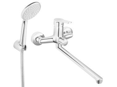 Zdjęcie: Bateria wannowo-umywalkowa Isso, wylewka 35 cm, chrom FERRO