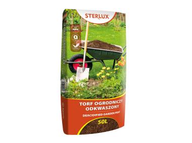 Zdjęcie: Torf ogrodniczy odkwaszony 50 L STERLUX