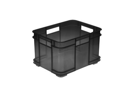 Zdjęcie: Pojemnik Bruno euro-box 35x27x22 cm szary transparentny KEEEPER