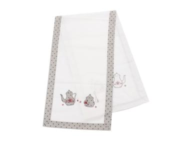 Zdjęcie: Bieżnik 40x150 cm dekoracja czajniczki wykończenie kropki ALTOMDESIGN