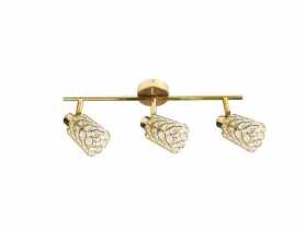 Lampa ścienna listwa York 3X40 W G9 mosiądz CANDELLUX