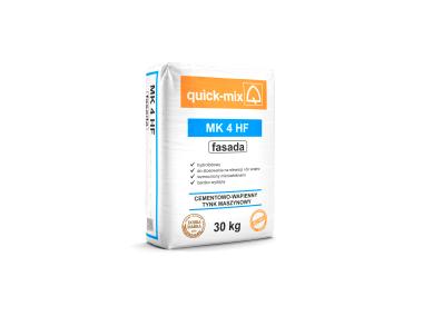 Zdjęcie: Tynk cementowo-wapienny MK 4 HF fasada 30 kg QUICK-MIX